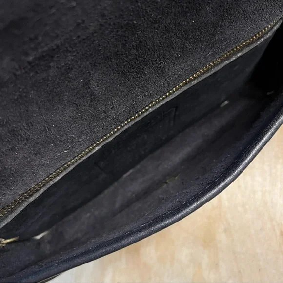 Vintage Coach Black Dinky 4422 Turnlock Crossbody Bag Made in USA NYC Era - Picture 6 of 16